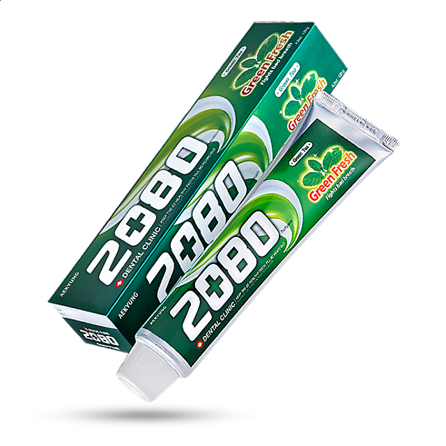 2080 Green Fresh Toothpaste 120g (x2pieces)